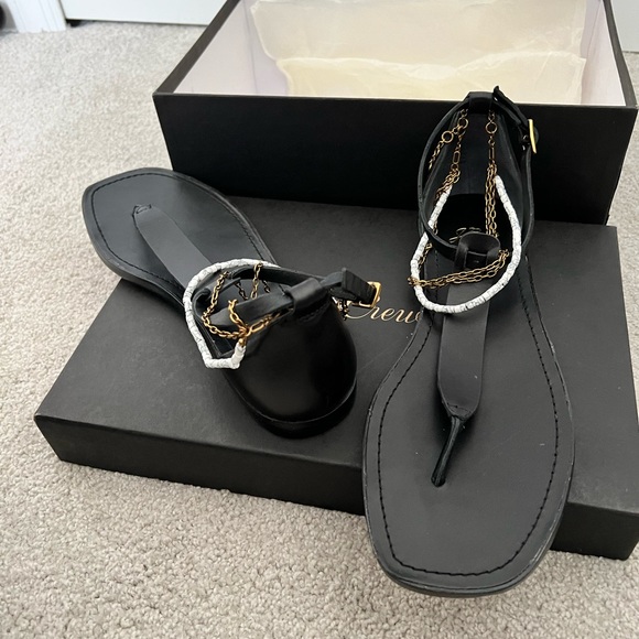 Size 9, never worn, J.Crew sandals - Picture 1 of 5